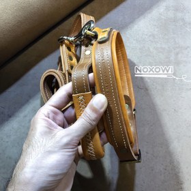 تصویر قلاده گردنی چرم کد ۰۲۷۷ 