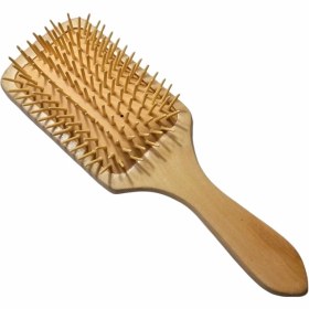 تصویر برس مو چوبی اورجینال مدل ساده 