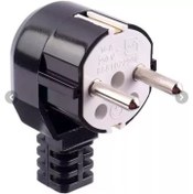 تصویر دوشاخه چپقی استاندارد گوشا نگین نور(بسته 35 عدد) 