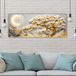 تصویر تابلو بوم دکوری یک تکه کد ۱۷۰۲ سایز ۵۰×۷۰ 