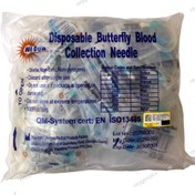 تصویر اسکالپ آبی ونوجکت (وکیوم) سایز ۲۳ 