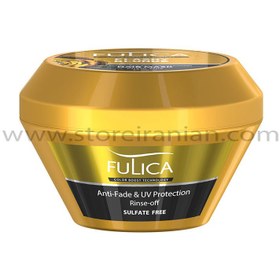 تصویر ماسک مو تقویت کننده و نرم کننده موهای بلوند فولیکا حجم 300 میلی لیتر Fulica Anti Fade and UV Protection Hair Mask 300ml