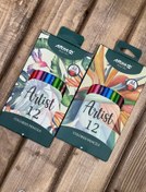 تصویر مداد رنگی 12 رنگ آریا مدل آرتیست 