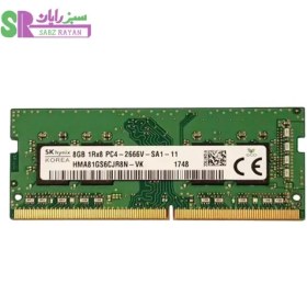 تصویر رم لپ تاپ هاینیکس مدل HMA81GS6CJR8N-VK ظرفیت ۸ گیگابایت DDR4 2666MHz 