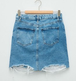 تصویر دامن کوتاه زنانه ال سی وایکیکی lc waikiki | S2CT01Z8-311