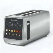 تصویر توستر نان نوتریکوک مدل TS401 ظرفیت ۴ اسلایس با دکمه لمسی و بدنه استیل ضد زنگ 