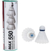 تصویر توپ بدمینتون MAX 550 بسته ۶ عددی 