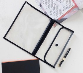 تصویر پوشه A4 شفاف ۳ قسمتی 