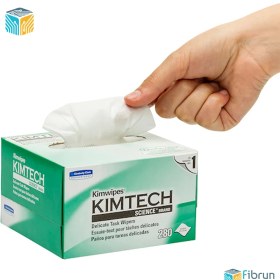 تصویر دستمال بدون پرز فیبر نوری کیمتک مدل 280P Kimtech Science™ KimWipes® Delicate Task Wipers