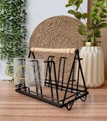 تصویر استند لیوان فلزی 