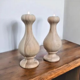 تصویر جاشمعی چوبی کد 104 