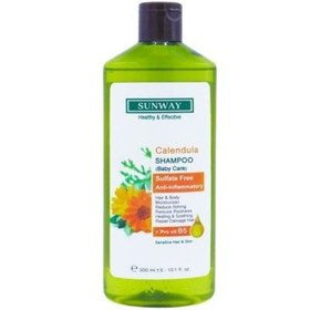تصویر شامپو سر و بدن کودک کالندولا (پوست حساس) سان وی Shampoo Sensitive Hair & Skin Sunway