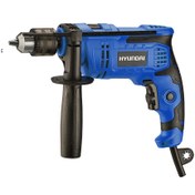 تصویر دریل 13 چکشی تک دور هیوندای مدل HP8213 Drill 13 single round hammer HYUNDAI