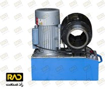 تصویر دستگاه پرس شیلنگ هیدرولیک ۲ اینچ شیر دستی رومیزی ( مدل شاهوار ) 