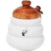 تصویر ظرف عسل سرامیکی مدل هانی 