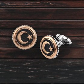 تصویر دکمه سردست مردانه | SilverPlus KG2508 