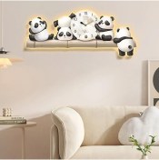 تصویر ساعت دیواری پاندول دار طرح خرسی نوری 