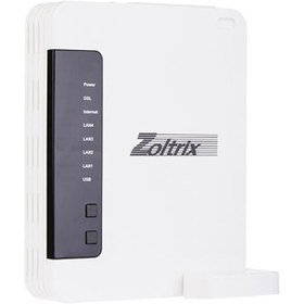 تصویر مودم روتر چهار پورت بی سیم زولتریکس زد دبلیو 555 ZW555-3G-300mbps-Wireless-ADSL2+Router