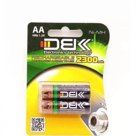 تصویر باتری قلمی دی بی کی بسته 2 عددی DBK AA Battery 2300MAH 2-pack 