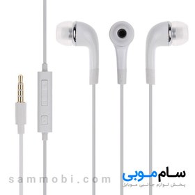 تصویر هندزفری سیمی سامسونگ مدل J5 با قابلیت مکالمه ساخت ویتنام 