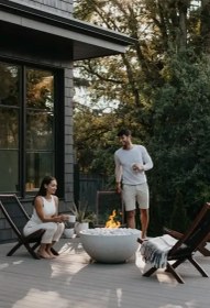 تصویر آتشدان نیم کره 