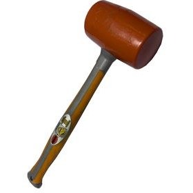 تصویر چکش لاستیکی هورس مدل SMT-HORSE-LASTICI-NARENGI-250G وزن 250گرم 