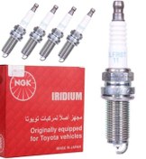 تصویر شمع پایه بلند انجیکا سوزنی ایریدوم بسته ۴ تایی مناسب تیپ ۵و۶ پارس تیوفایو هایما برلیانس 