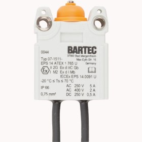 تصویر میکروسوئیچ ضد انفجار بارتک (bartec) مدل 1511-07 