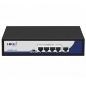 تصویر سوئیچ 4 پورت PoE اچ ار یو آی SW HR900-AF-41N HRUI SW HR900-AF-41N 4-Port PoE Switch