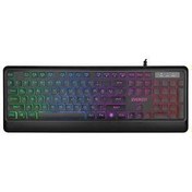 تصویر Kb-r59 Forza Usb Rainbow Keyboard Multimedia Keyboard Gaming Keyboard Super Silent Kb-r59 Forza Usb Rainbow Klavye Multimedia Klavye Gaming Klavye Süper Sessiz