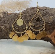تصویر گوشواره سکه ای کد G1566 