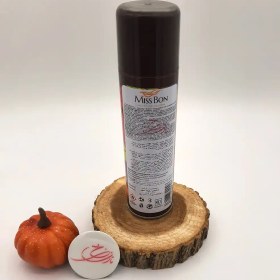 تصویر اسپری رنگ مو موقت میس بون Miss Bon رنگ قهوه ای تیره dark brown حجم 150 میلی لیتر 