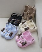 تصویر صندل رکابدار پسرانه - نسکافه ای / 34 