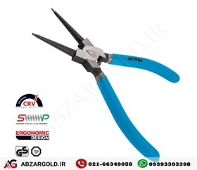 تصویر انبر خارجمع کن اکتیو تولز مدل AC6136k Active AC6136k Straight Circlip Pliers