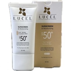 تصویر کرم ضد آفتاب و ضد چروک +SPF50 مناسب پوست خشک و معمولی لوسل (رنگ مدیوم) 