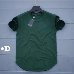 تصویر تیشرت لش لانگ بیسیک مردانه سبز کله قازی - 3XL Plain Green Carpet T Shirt