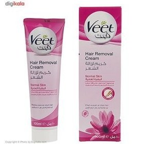 تصویر کرم موبر بدن صورتی ویت VEET مخصوص پوست معمولی حجم 100 میل VEET Pink Body Hair Removal Cream for Normal Skin, 100 ml