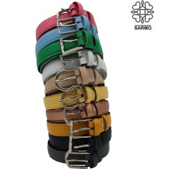 تصویر کمربند زنانه مغزی‌دار چرم مصنوعی عرض ۲.۵ سانت 