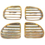 تصویر دریچه کولر پژو ۲۰۶ بسته ۴ عددی قرمز 