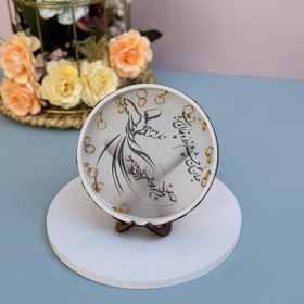 تصویر ماکت دف چوبی دست ساز 