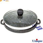 تصویر تابه گریل یونیک مدل 6003 سایز ۳۰ چدنی 