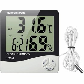 تصویر رطوبت سنج و دماسنج دیجیتال Hygrometer and digital thermometer