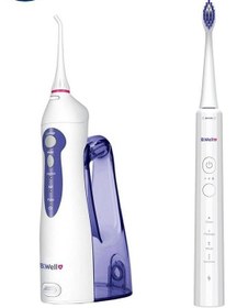 تصویر ست واترجت مدل WI-911 و مسواک برقی مدل MED-870 بی ول B Well WI 933 Waterjet And MED 870 Electric Toothbrush