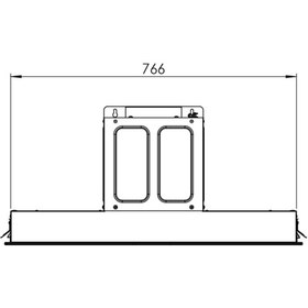 تصویر هود مخفی کن مدل ARTIMA 13 سایز ۸۰ سانت ۴ سرعته 