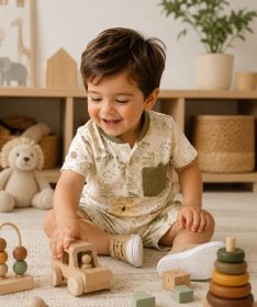 تصویر سرهمی نوزاد مدل استوا کد 188 سایز ۳ تا ۶ ماه 