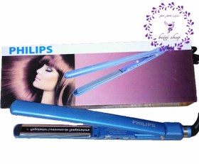 تصویر اتو مو فیلیپس صفحه متوسط استیل philips-820