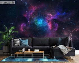 تصویر پوستر دیواری طرح کهکشان DA-2418 