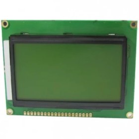 تصویر نمایشگر سبز گرافیکی 128*64 LCD با کنترلر ST7920 