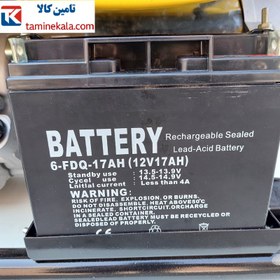 تصویر موتور برق بنزینی 5500 KVA استارتی با باطری و چرخ مدل TMGN6500E مارکوئیس 