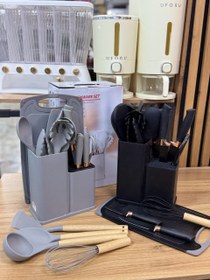 تصویر ست کفگیر/کارد/تخته گوشت 403 